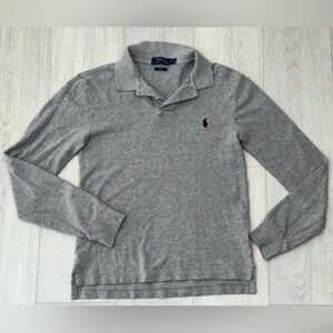 Ralph Lauren Gray Polo long sleeve Shirt size S